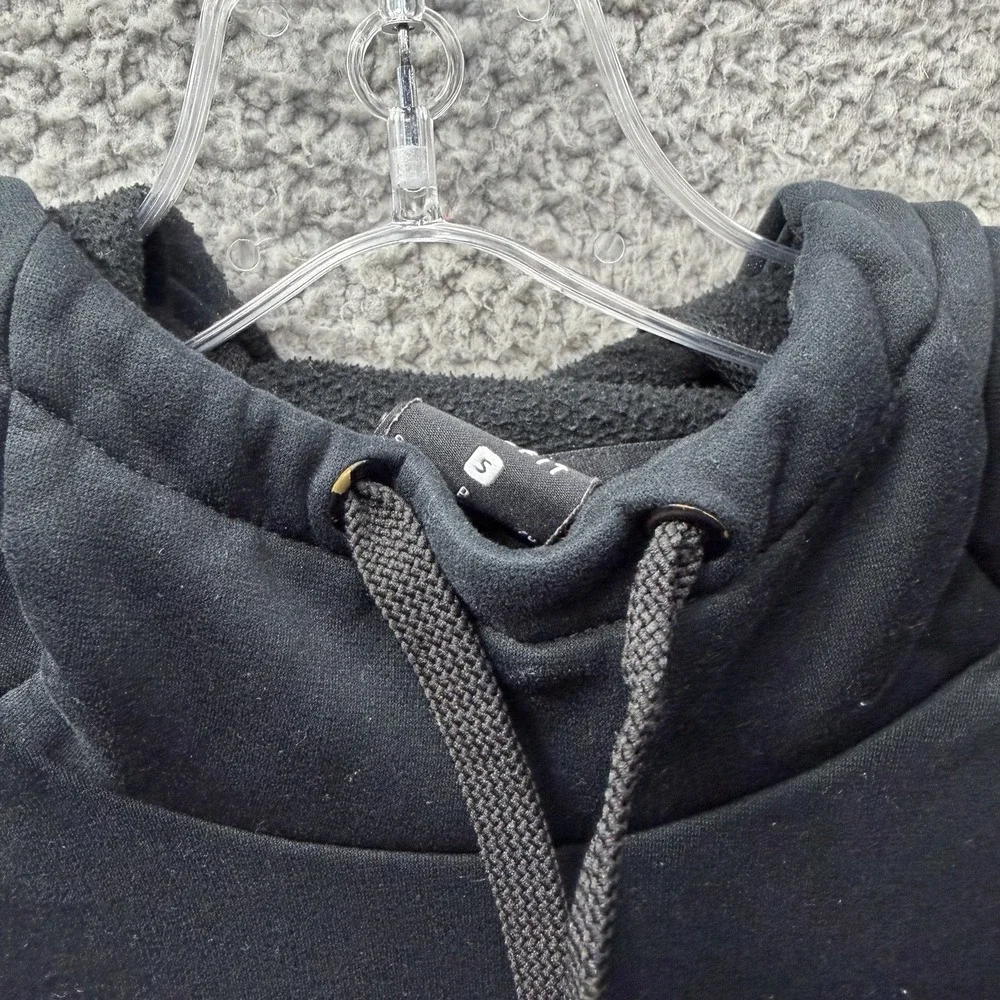 Nike DRI-FIT Hoodie Mens Size Small Black Pullover Thermal Fit Tonal Swoosh Logo